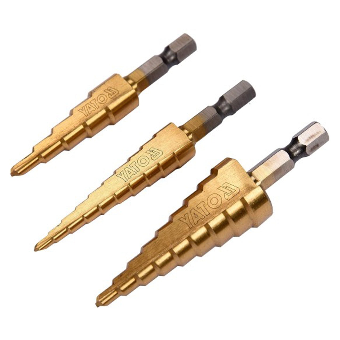 YATO YT-44731 3pcs Step Drills