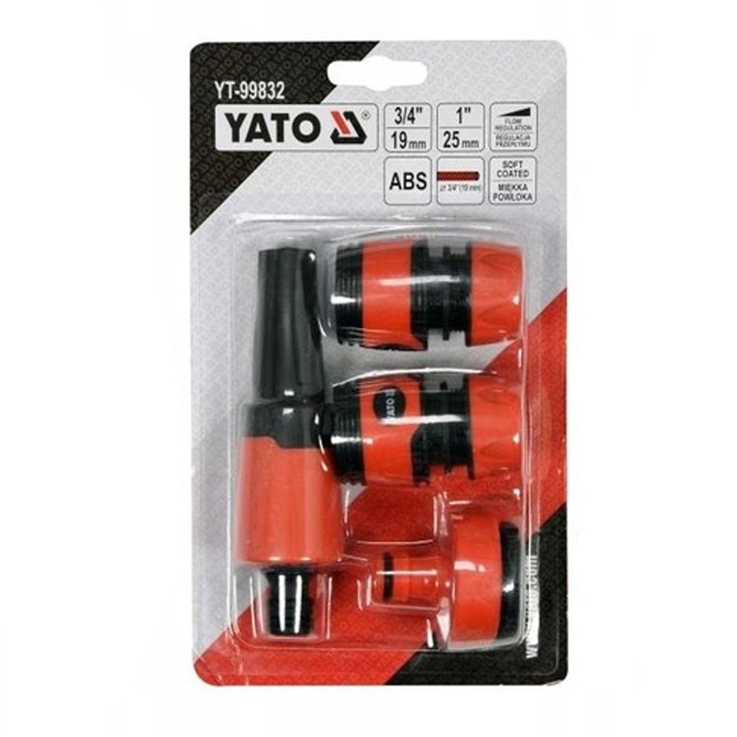 YATO YT-99832 4PCS HOSE SET 3/4" AND 1"