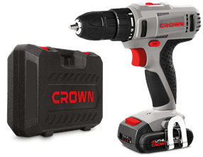 CROWN CT21052LH-1.5 BMC Cordless drill 12V/1.5Ah/25Nm | شنيور 2 بطارية 12فولت كراون 