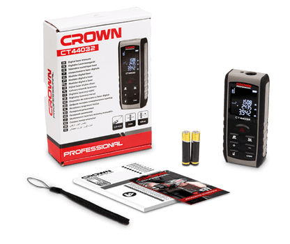 CROWN CT44032 Laser distance measure tool 40m | متر ليزر مدي 40متر كراون 