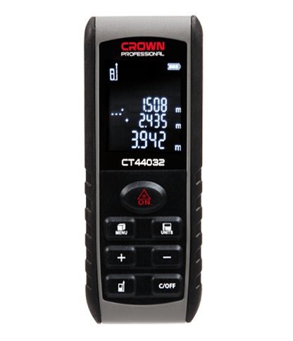 CROWN CT44034 Laser distance measure tool 80m | متر ليزر مدي 80 متر كراون 