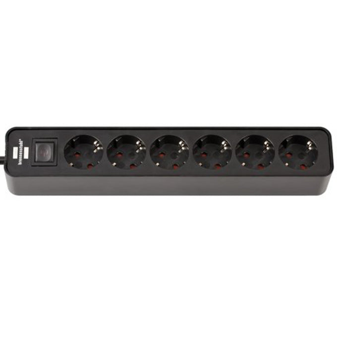 brennenstuhl Ecolor power strip 6-way 1.5m 1153260000 | مشترك كهربائي بلاستيك عالي الجوده 1.5 متر 6 مخرج