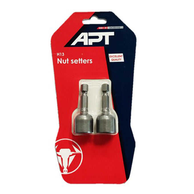 APT 1304300500013 H13 Nut setters 2PCs 13mm | طقم لقم 2 قطعه 13 مم