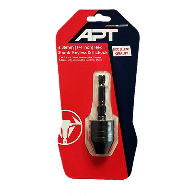 APT 1304350500010 Hex Keyless drill chuck 6.35mm | ظرف اوتوماتيك 6.35 مم