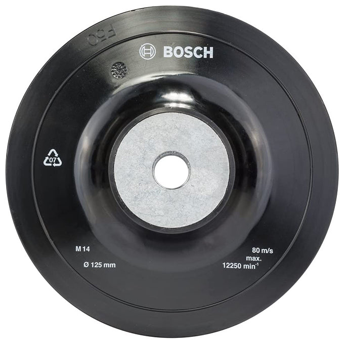 BOSCH 1608601033 Backing pad Standard M14 125mm | كاوتشة صاروخ 5 بوصة