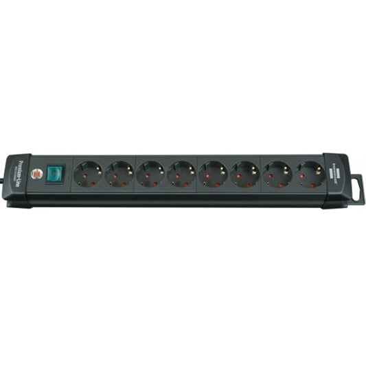 brennenstuhl Premium-Line power strip 8-way black 3m 1951180100 | مشترك كهربائي بلاستيك عالي الجوده 3 متر 8 مخرج صناعة ألمانية