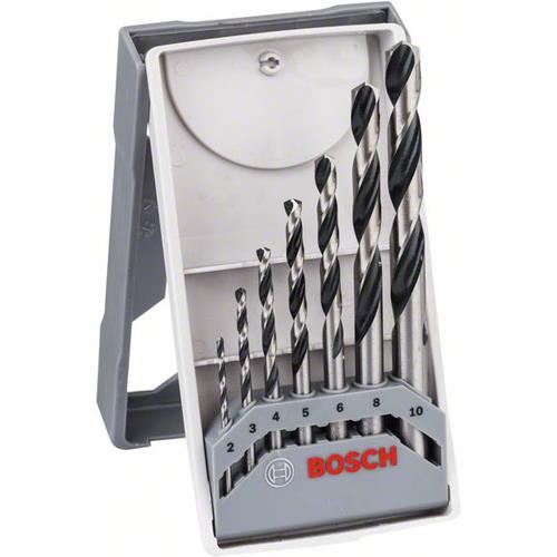 BOSCH 2608577347 HSS Twist Drill Bit PointTeQ 7pcs Mini X-Line Set | علبة بنط حدادى 7 قطع بوينت تك