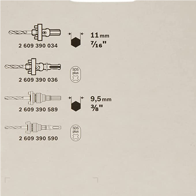 BOSCH 2608580426 HSS bi-metal holesaw for standard adapters | بنطة منشارية للحديد و الخشب و البلاستيك 64 مم