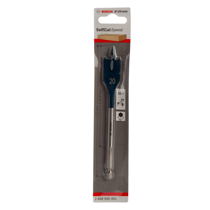 BOSCH Wood SelfCut Speed Bit 20 mm, 2608595491  | بنطة معلقة خشابي بوش 20 مم