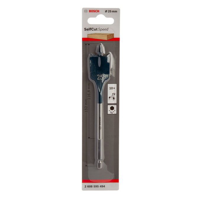 BOSCH Wood SelfCut Speed Bit 25 mm, 2608595494 | بنطة معلقة خشابي بوش 25 مم