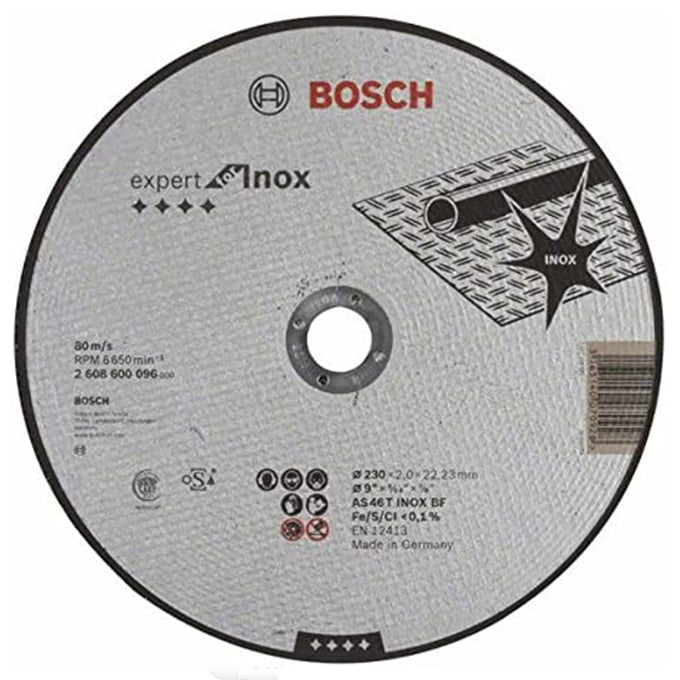 BOSCH 2608600096 Inox Cutting Disc 9" 2mm | حجر قطعية 9 بوصة 2 مم ستانليس ستيل