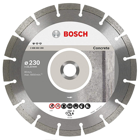 BOSCH 2608602200 Diamond Disc for Concrete 230x22.23