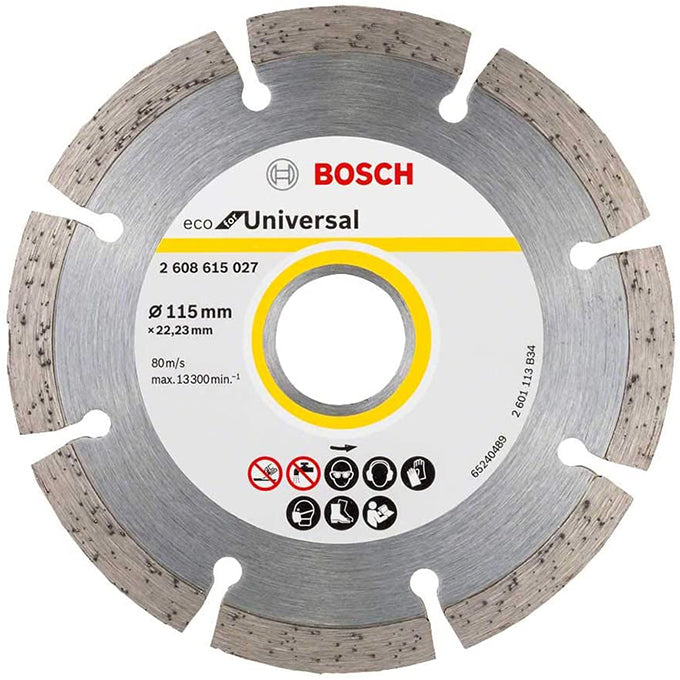 BOSCH 2608615027 Diamond Disc ECO for Universal 115mm | ديسك قطعية الماظ يونيفرسال 4.5 بوصة ايكو