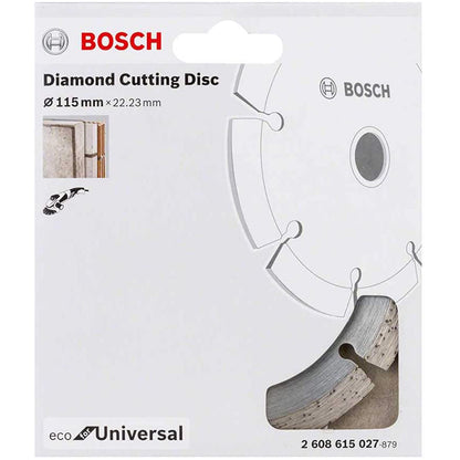 BOSCH 2608615027 Diamond Disc ECO for Universal 115mm | ديسك قطعية الماظ يونيفرسال 4.5 بوصة ايكو