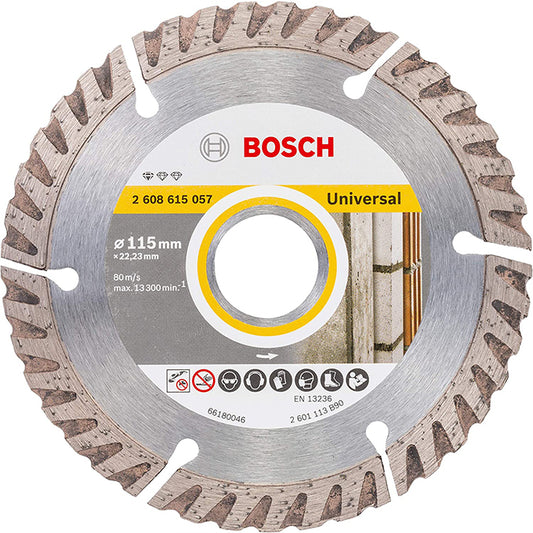 قرص الماس القياسي من BOSCH 2608615057 لمقاس 115 مم عالمي