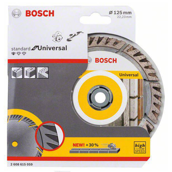 BOSCH 2608615059 Diamond Disc Standard for Universal 125mm | ديسك قطعية الماظ يونيفرسال 5 بوصة