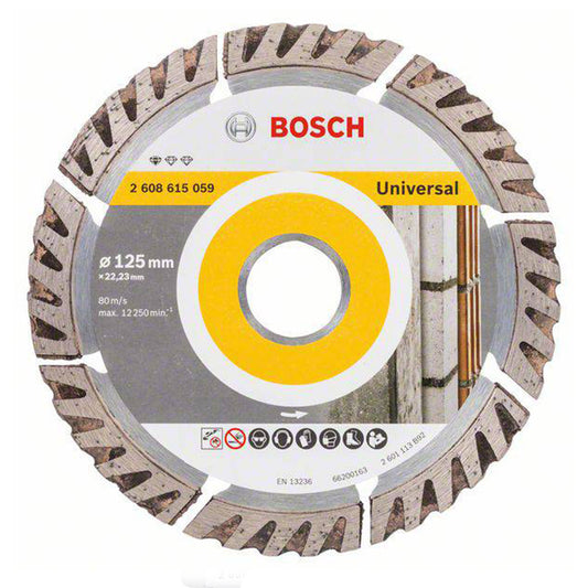 BOSCH 2608615059 Diamond Disc Standard for Universal 125mm | ديسك قطعية الماظ يونيفرسال 5 بوصة