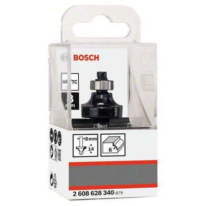 BOSCH 2608628340 Rounding over bit, 8 mm, 6x13.2x53 | بنطة راوتر لتدوير الحواف - كعب 8 مم