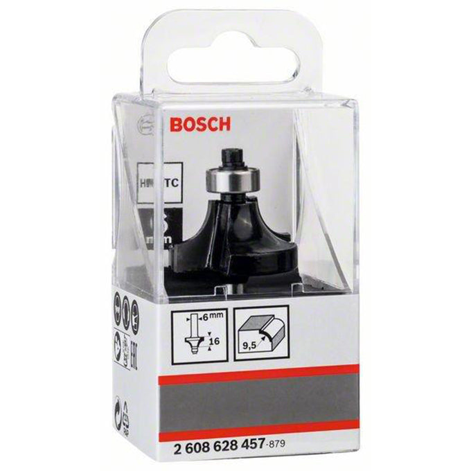 BOSCH 2608628457 Rounding over bit, 6 mm, 9.5x31.8x16.2x57 | بنطة راوت