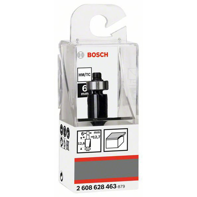 BOSCH 2608628463 Laminate trim bit, 6 mm, 12.7x12.7x56 | بنطة راوتر لتشذيب الرقائق كعب 6 مم