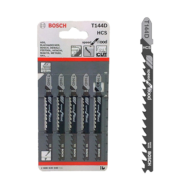 BOSCH JSB T 144D HCS for wood Straight & Coarse cut 5 Pcs 2608630040 | طقم سلاح أركت خشابي 5 اسلحة بوش