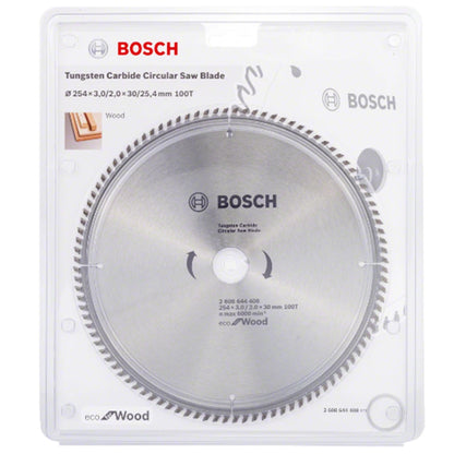 BOSCH 2608644408 Eco Line CSB (Wood) 254x3/2x30/25.4 mm -100T | صينية منشار 10 بوصة  للخشب 100 سنة اكولاين