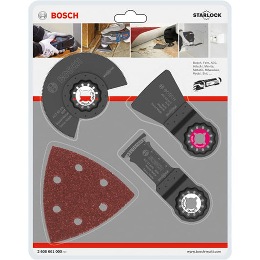 BOSCH 2608661694 Mixed Set 23 Pcs for Multi-Tool | مجموعة اكسسوار مختلفة للعفريت