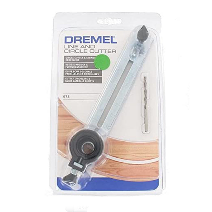 Dremel Circle Cutter and Straight Edge Guide 678-02 - The Home Depot