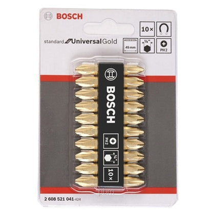 BOSCH 10 Pcs Double ended Screw driver bit set 2608521042