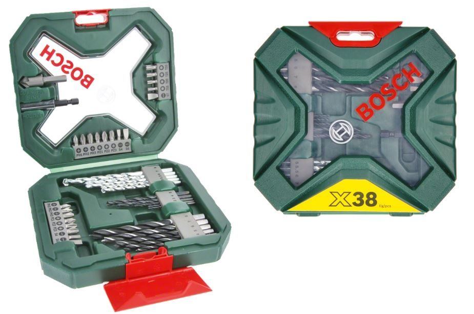 BOSCH X-Line drill and screwdriver bit set 38 Pcs  | طقم بنط و لقم 38 قطعه