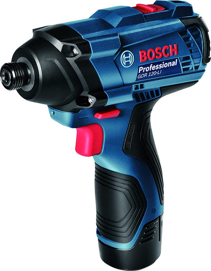 BOSCH Cordless Impact Driver/Wrench GDR 120-LI Professional 06019F0001 | مفتاح الربط/ الفك المطرقي بطارية 12 فولت - 2 امبير