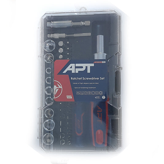 APT AH147078-49 screwdrivers set 49 PCs | طقم مفكات و لقم 49 قطعه