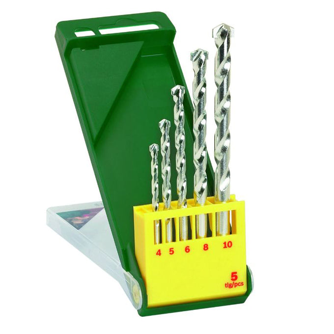 BOSCH Masonry Drill Bit Set 5 Pieces | طقم بنط طوب 5 قطع من قطر 4 مم الى 10 مم