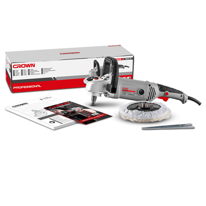 CROWN CT13302 Polisher 1300W | صاروخ تلميع 1300 وات كراون