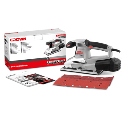 CROWN CT13401 Orbital sander 320Watt صنفرة ترددية 320 وات كراون