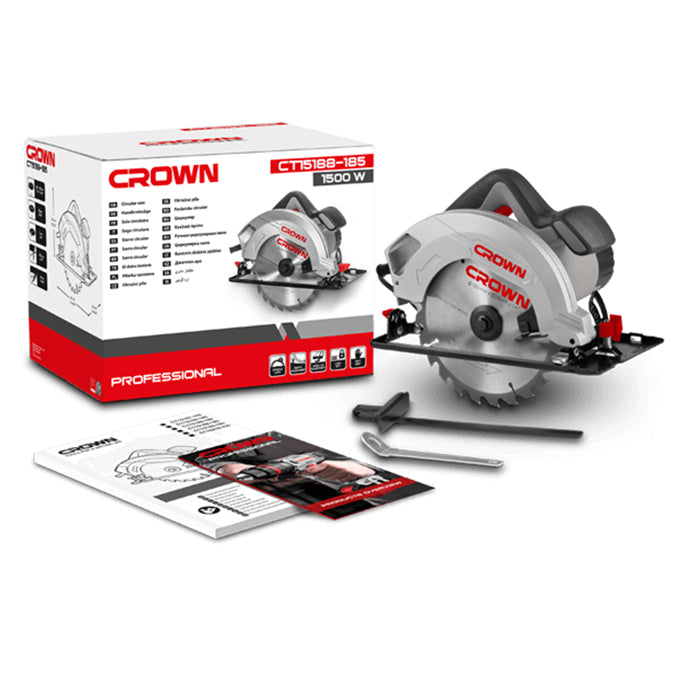 CROWN CT15188 Circular Saw 1500Watt | منشار قرص 1500 وات كراون