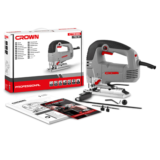 CROWN CT15189 - Jigsaw-710Watt | منشار اركت 710 واط كراون