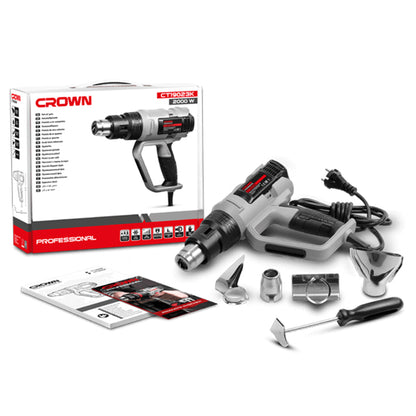 CROWN CT19023K - Heat Gun 2000 Watt