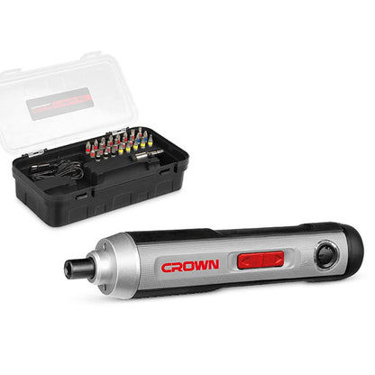 CROWN CT22033 IMC cordless screwdriver | مفك بطارية 3.6 فولت2 امبير كراون