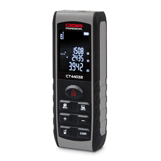 CROWN CT44032 Laser distance measure tool 40m | متر ليزر مدي 40متر كراون