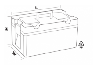 PORT-BAG CM.01 COMBO 18" metal toolbox | صندوق عدة صاج 18 بوصة 