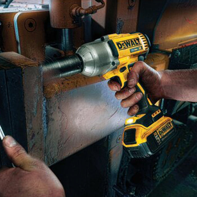 DeWALT DCF899P2 20V MAX* XR® High Torque 1/2 in. Impact Wrench w. Detent Pin Anvil Kit (5.0Ah) | إمباكت رينش نصف بوصة 2 بطارية 20 فولت 5 أمبير