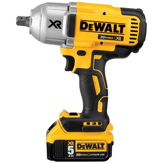 DeWALT DCF899P2 20V MAX* XR® High Torque 1/2 in. Impact Wrench w. Detent Pin Anvil Kit (5.0Ah) | إمباكت رينش نصف بوصة 2 بطارية 20 فولت 5 أمبير