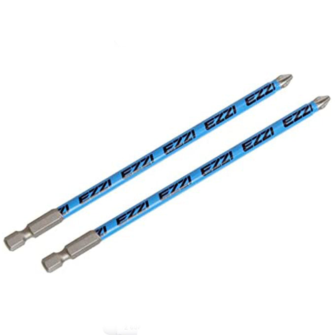 EZZI EPH2150 Non-Slip Magnetic Screwdriver 2PCs | PH2 150 mm  طقم لقم صليبة قطعتين