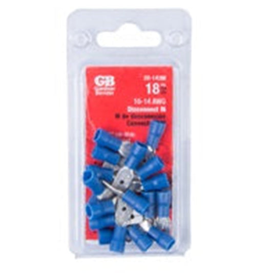 GB 20-143M 16-14 AWG (2 mm²) Vinyl-Insulated Disconnect (0.25" Tab) - Male | ترامل معزولة ربع بوصة