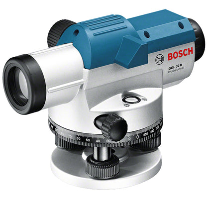 BOSCH GOL 32 D Professional Optical level 0601068502 | ميزان قامة مدي 120 متر شامل الحامل و المسطره من بوش