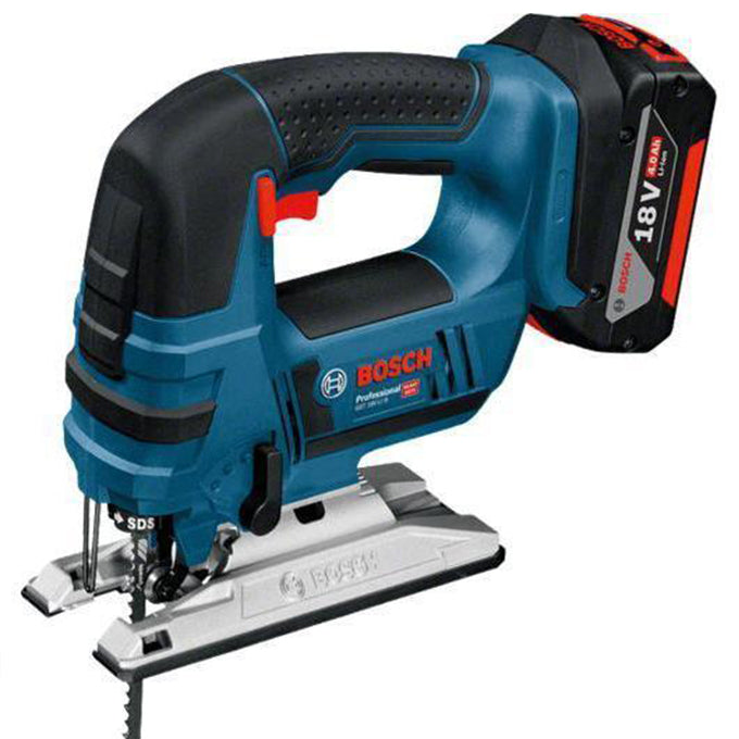 BOSCH GST 18 V-LI Professional + 2x4.0 Ah battery L-BOXX 0-6015A6102 | منشار اركيت عمق 120 مم خشب 18 فولت  4.0 امبير