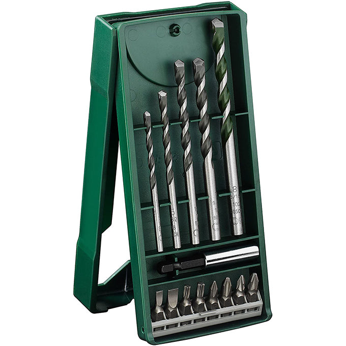 BOSCH Mini-X-Line Multi drill bit set 14 PCs | مجموعة بنط متعددة للثقب في مواد مختلفة + لقم