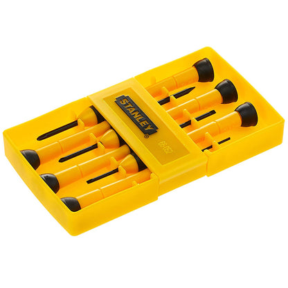 STANLEY STHT66052-8  Bi-Material Precision Screwdriver Set 6 Pcs | ستانلي طقم مفك 6 قطع