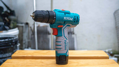 TOTAL TDLI12325 Li-ion Cordless Drill 12v/1.5Ah/20Nm | شنيوربطارية توتال 12فولت 1.5 أمبير 20نيوتن 